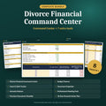 Divorce Financial Command Center | Complete Bundle (Command Center + 7 Extra Tools)