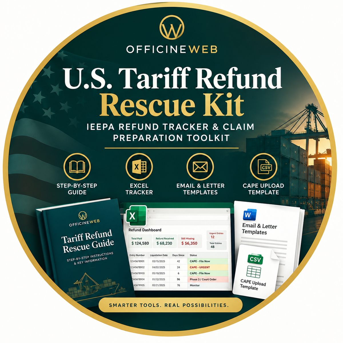 U.S. Tariff Refund Rescue Kit — IEEPA Refund Tracker & Claim Preparation Toolkit