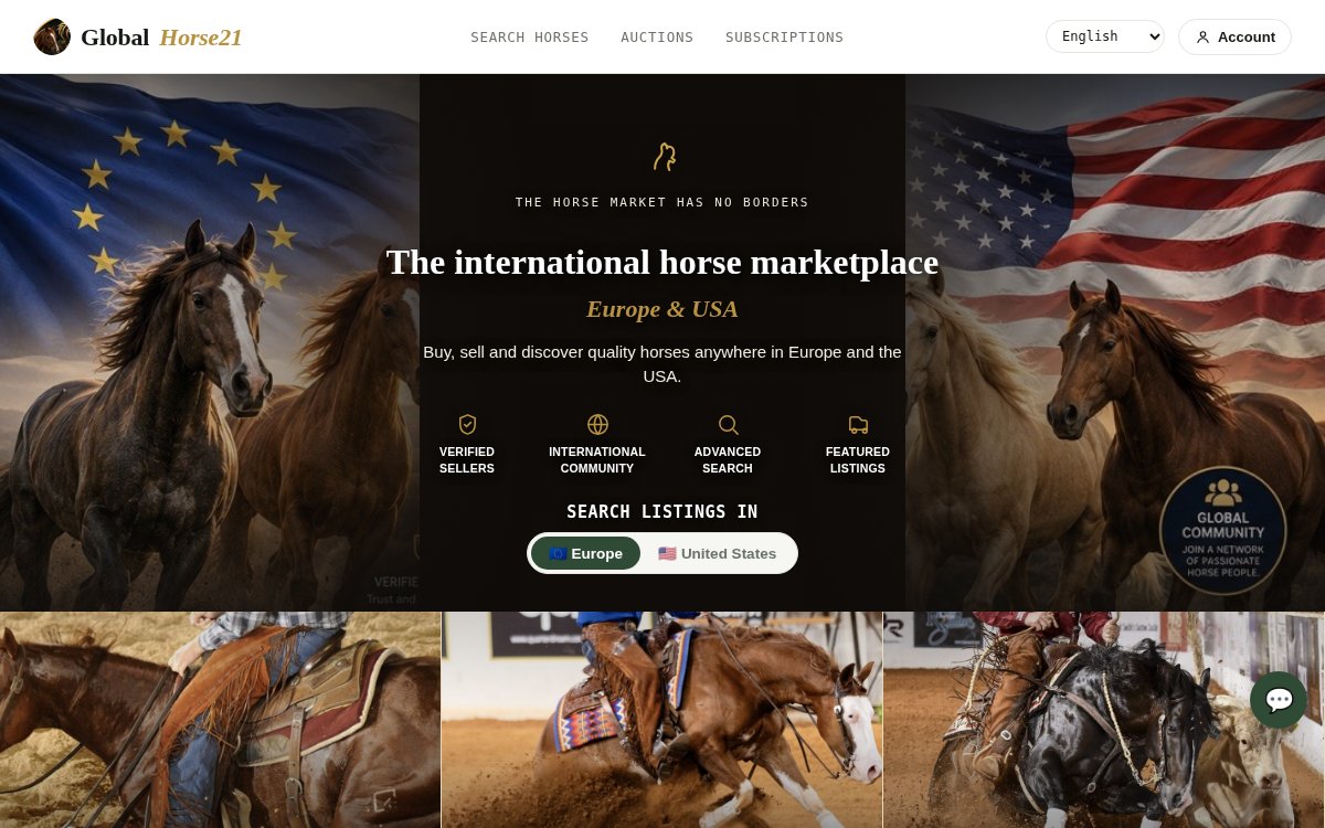 Home page di GlobalHorse21